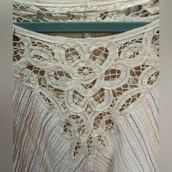 Free People FLOATING MEMORIES Top‎ Sz Small 100% cotton - Picture 5 of 10